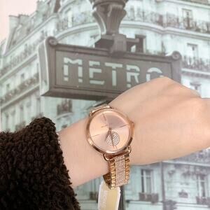 MICHAEL KORS MK4598 PORTIA ROSE GOLD CRYSTALS WOMEN'S WATCH